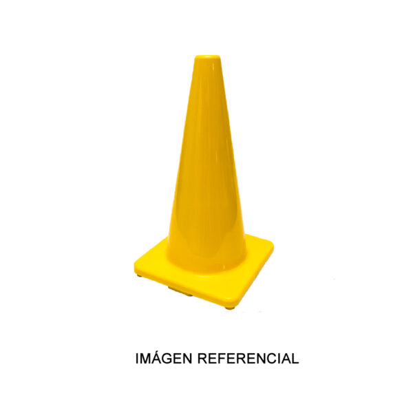 Cono vial color amarillo de 28 pulgadas nacional Cono vial color amarillo de 28 pulgadas nacional