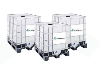Contenedor IBC semi nuevo 1000L con base de acero Contenedor IBC semi nuevo 1000L con base de acero