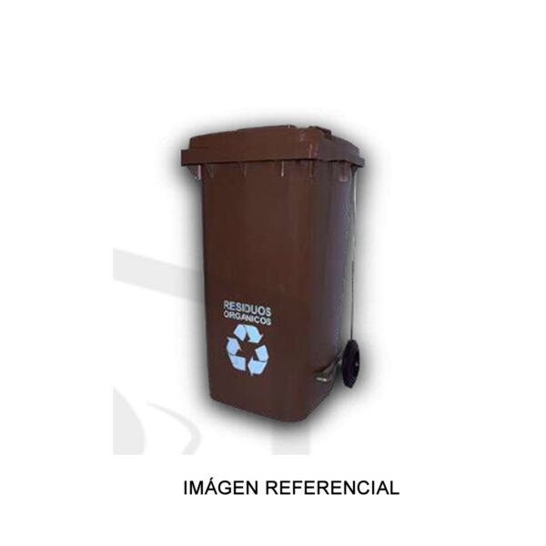 Contenedor de 120 LT con ruedas y con pedal Contenedor de 120 LT con ruedas y con pedal