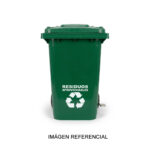 Contenedor de 240 Litros con ruedas y pedal con serigrafiado