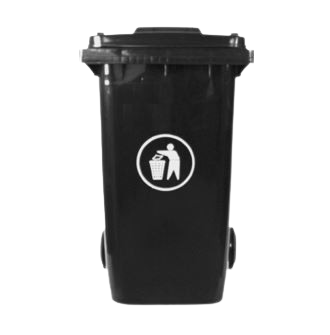 Contenedor de 240 litros con pedal Qr Importado