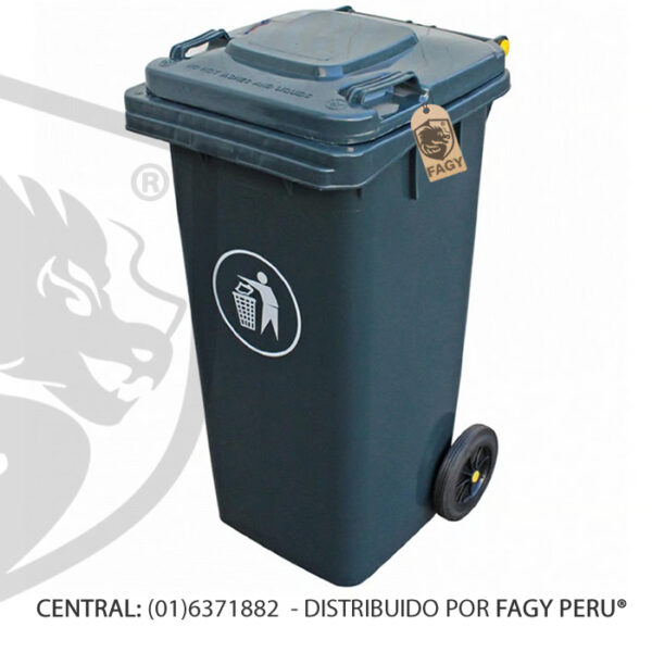 Contenedor de basura con ruedas 360L Contenedor de basura con ruedas 360L
