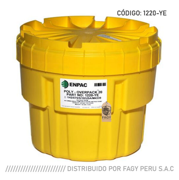 Contenedor overpack de 20 galones Contenedor overpack de 20 galones
