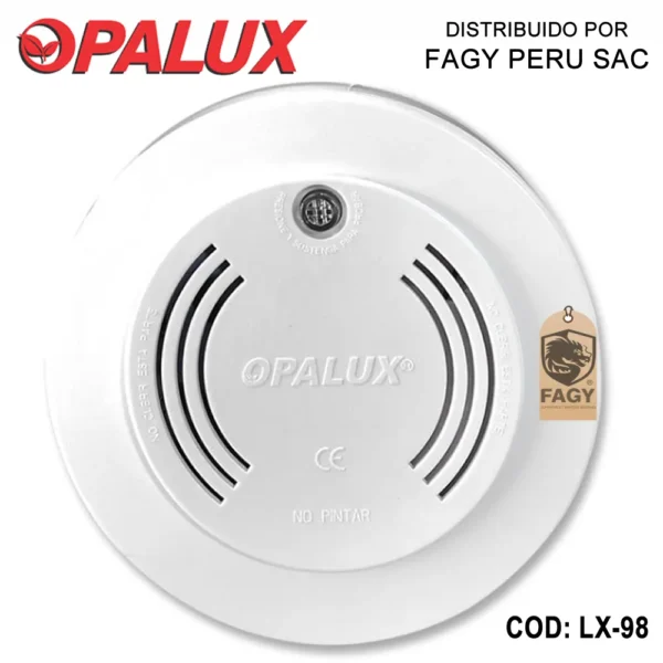Detector de humo Lx-98 opalux