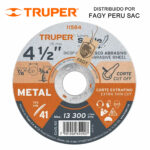 Disco 4-1/2″ corte de metal Truper 11585