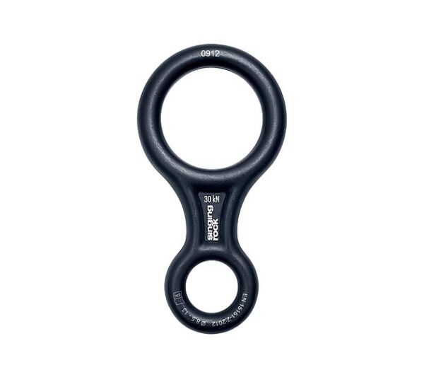 Dispositivo de amarre Figure 8L negro Dispositivo de amarre Figure 8L negro