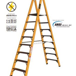 Escalera plataforma doble acceso de fibra de vidrio Horn