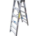 Escalera tijera doble acceso aluminio Bronco American