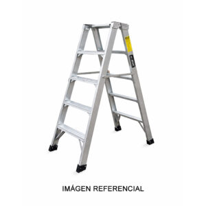 Escalera tijera doble acceso aluminio rhino ladder