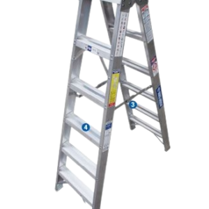 Escalera tijera doble acceso de aluminio Bronco American
