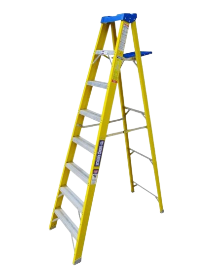 Escalera tijera simple acceso fibra de vidrio Bronco American Escalera tijera simple acceso fibra de vidrio Bronco American
