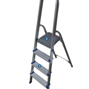 Escalera tipo banqueta aluminio Bronco