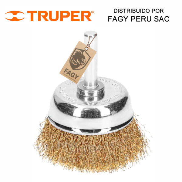 Escobilla tipo copa 1-3-4″ Truper 11571 Escobilla tipo copa 1-3/4″ Truper 11571