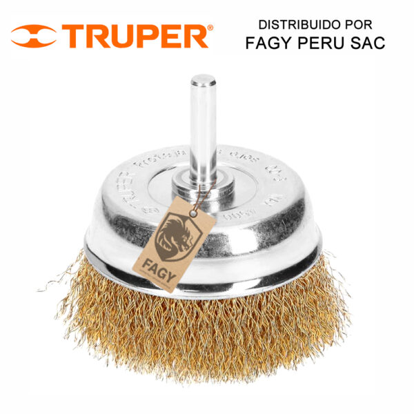 Escobilla tipo copa 2-3-4″ Truper 11572 Escobilla tipo copa 2-3/4″ Truper 11572