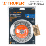 Escobilla tipo plato 5″ Truper 14189
