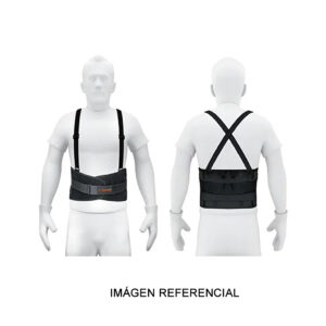 Faja lumbar con tercer cinturón talla G Truper 14217
