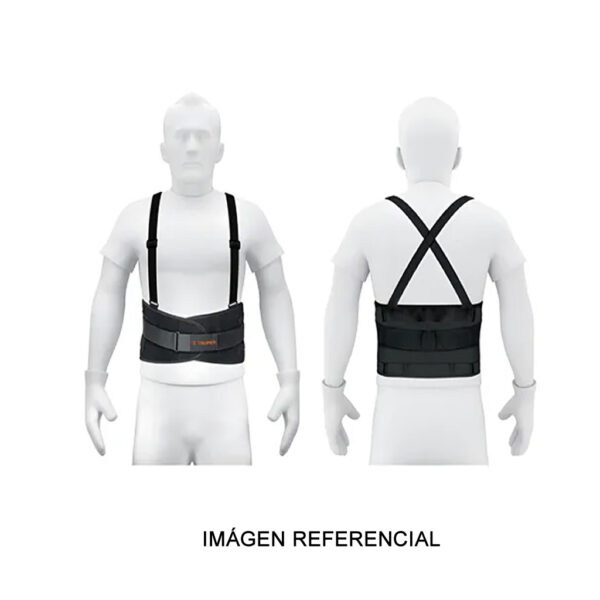 Faja lumbar con tercer cinturón talla XG Truper 10956 Faja lumbar con tercer cinturón talla XG Truper 10956