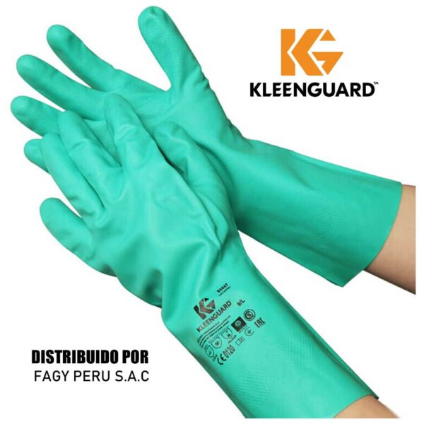 G80 Guante Nitrilo Verde 18 pulgadas KleenGuard G80 Guante Nitrilo Verde 18" KleenGuard