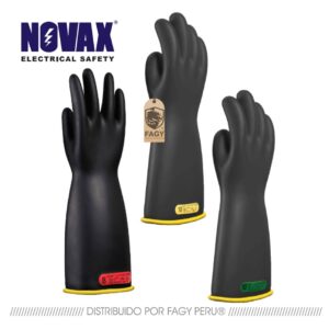 Guante aislante de goma marca Novax