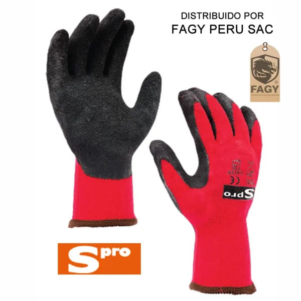 Guante de hilo palma de latex sproflex