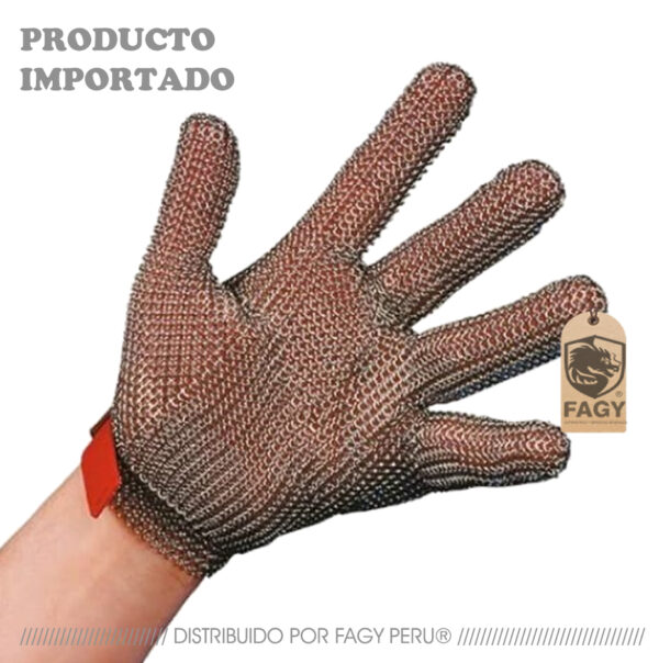 Guante de malla de acero inoxidable Guante de malla de acero inoxidable