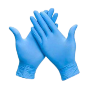 Guante de nitrilo azul libre de polvo de 6.5 g Eliud