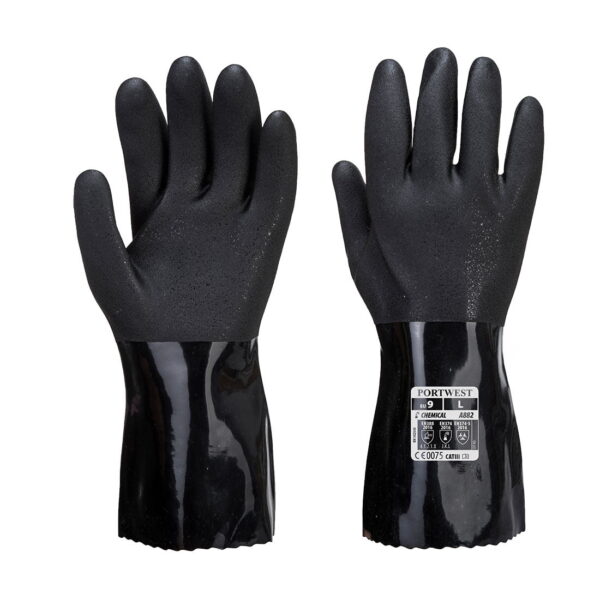 Guante químico de PVC ESD A882
