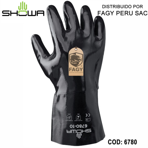 Guante resistente a quimicos 6780 showa
