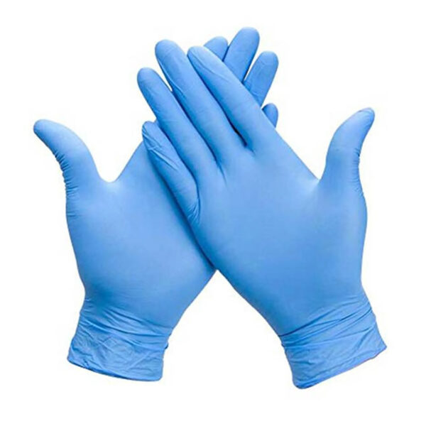Guantes de nitrilo azul libres de polvo marca Eliud Guantes de nitrilo azul libres de polvo marca Eliud