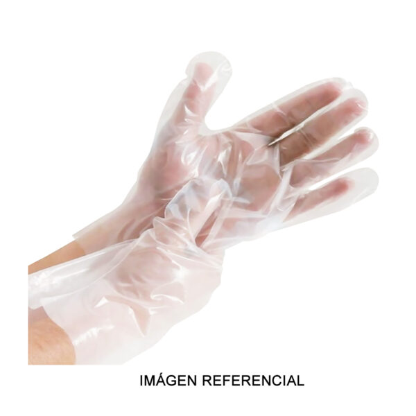 Guantes de polietileno transparente marca R&G Guantes de polietileno transparente marca R&G
