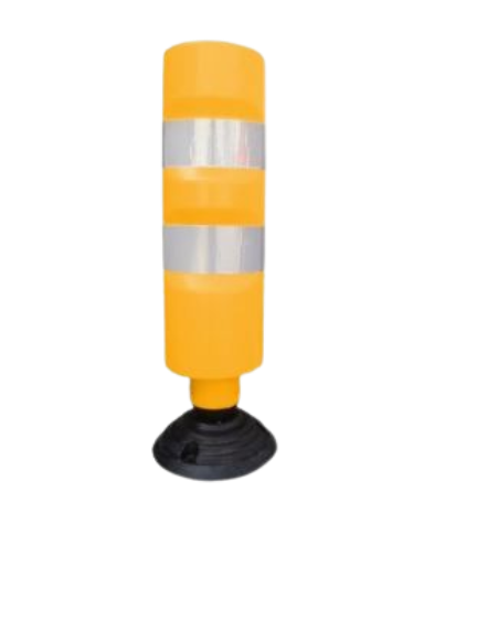 Hito flexible tubular color amarillo importando Hito flexible tubular color amarillo importando