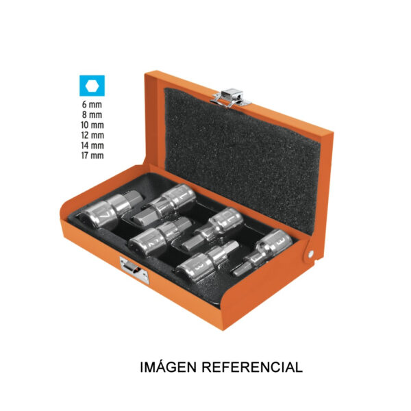 Juego de 6 dados estuche metálico truper 13926 Juego de 6 dados estuche metálico truper 13926