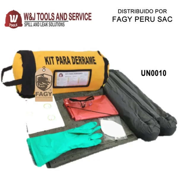 Kit antiderrame universal básico 10L