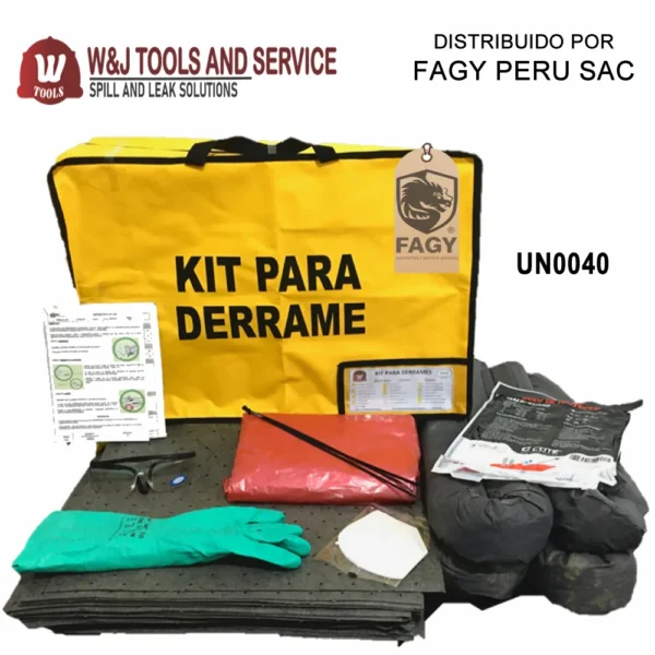 Kit antiderrame universal maletin 40L