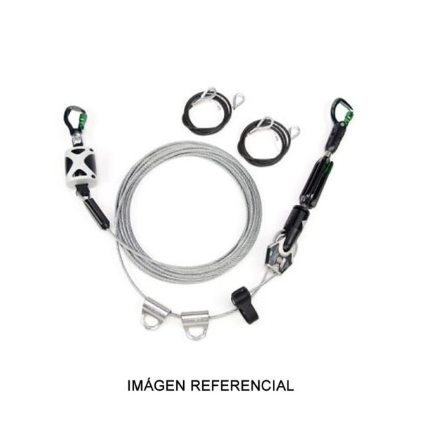 Línea de vida horizontal temporal de cable de MSA 10219290 Línea de vida horizontal temporal de cable de MSA 10219290