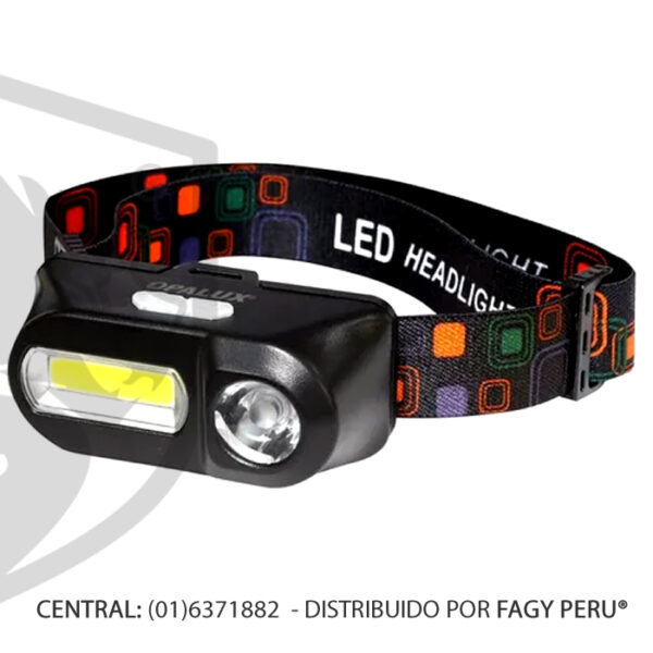 Linterna frontal recargable Op-3753 Opalux Linterna frontal recargable Op-3753 Opalux