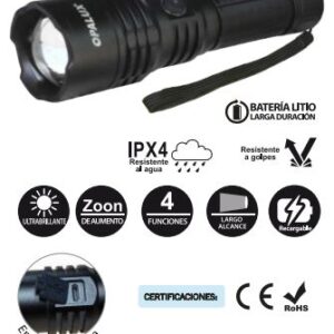 Linterna táctica 25w Opalux 8085