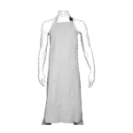 MANDIL DE PVC BLANCO