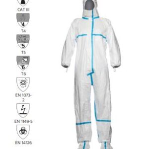 Mameluco Dupont Tyvek 600 plus con botas TYCHA5TWH16