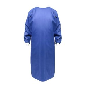 Mandil azul quirúrgico estéril descartable 40 gr