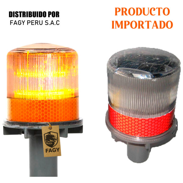 Mini Baliza Led Solar Importado Mini Baliza Led Solar Importado