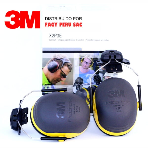 Orejera 3M X2P3E Serie X Adaptable a Casco 24dB Orejera 3M X2P3E Serie X Adaptable a Casco 24dB