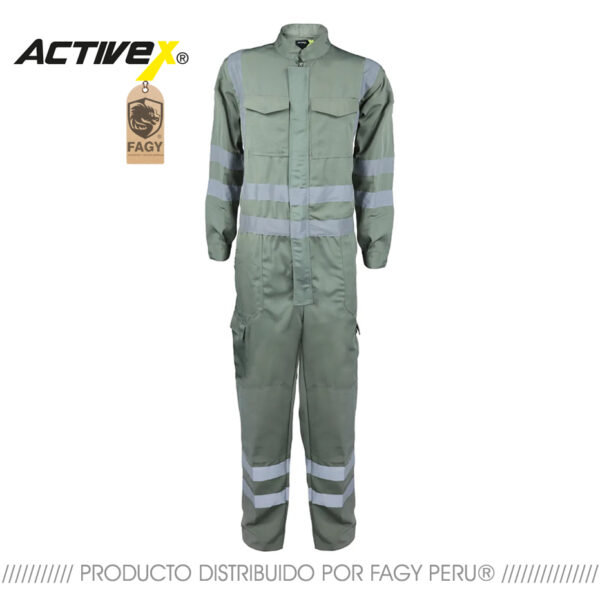 Overol Antiácido Activex Acid Pro Verde con reflectantes 360° Overol Antiácido Activex Acid Pro Verde con reflectantes 360°