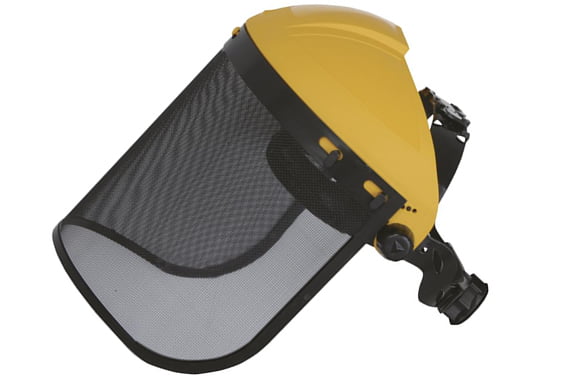 PROTECTOR FACIAL CON VISERA DE MALLA