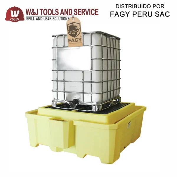 Pallet Contención De Derrames Ibc 5469-Ye Pallet Contención De Derrames Ibc 5469-Ye