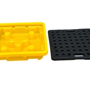 Pallet antiderrame de 1 cilindro de 11 galones