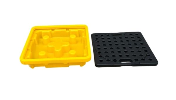 Pallet antiderrame de 1 cilindro de 11 galones