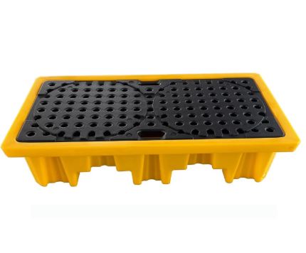 Pallet antiderrame para 2 cilindros 150 litros Pallet antiderrame para 2 cilindros 150 litros