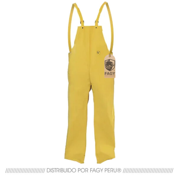 Pantalon de tela enjebada amarilla Pantalon de tela enjebada amarilla