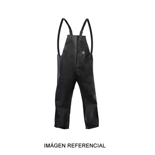 Pantalón en tela enjebada negro nacional Pantalón en tela enjebada negro nacional